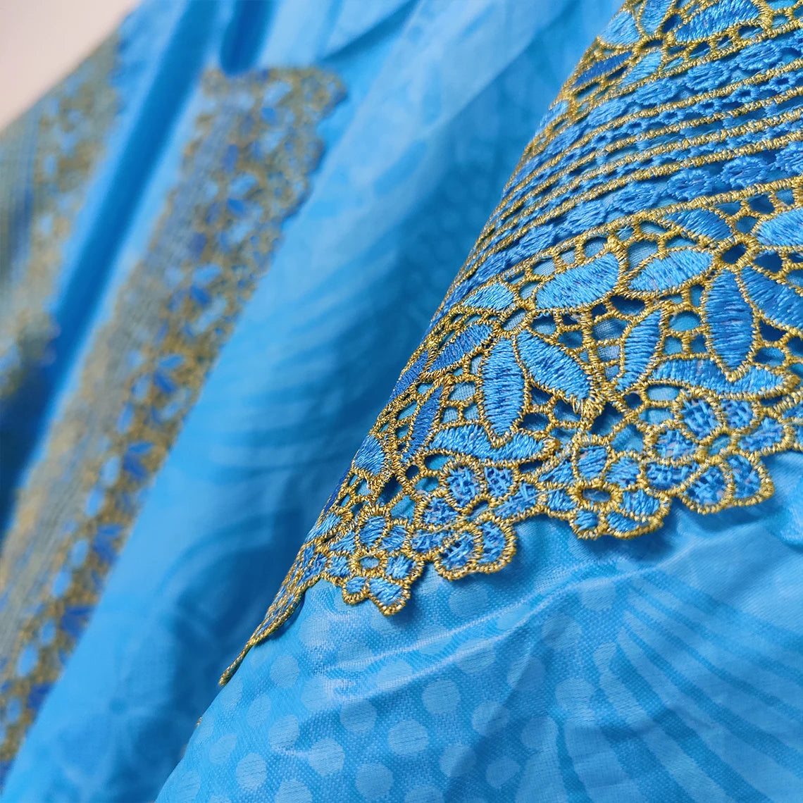 Sky Blue African Women Bazin Riche Boubou Dress Green Original Nigeria Basin Rich Brocade Wedding Party Dashiki Robe