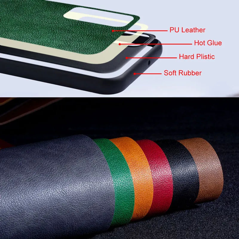 Premium Luxury leather Phone Case for Nubia Z70 Z60 Ultra Z60S Pro Retro Business Style Solid color cover funda capa