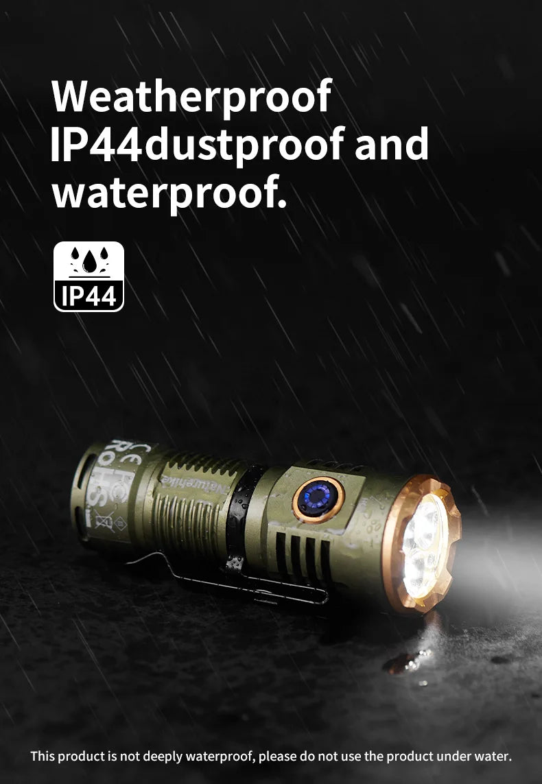 High Power Camping Torch 2800lm | USB-C Waterproof Flashlight 250M | HotTrendyPicks