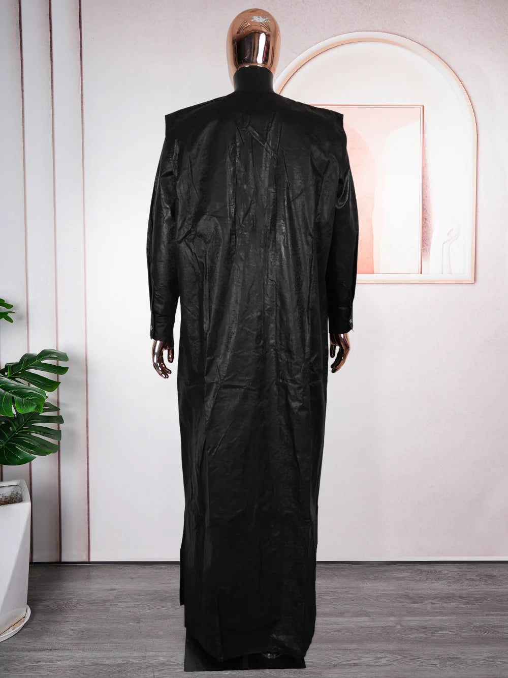 3 PCS Set African Clothes for Men Dashiki Tradition Outfit Robe Embroidery Tops Pants Suits Bazin Muslim Wedding Party Clothing
