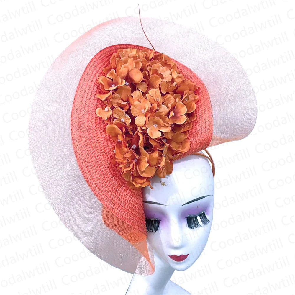 Flower Pillbox Fascinator Hat | Elegant Wedding & Derby Headpiece