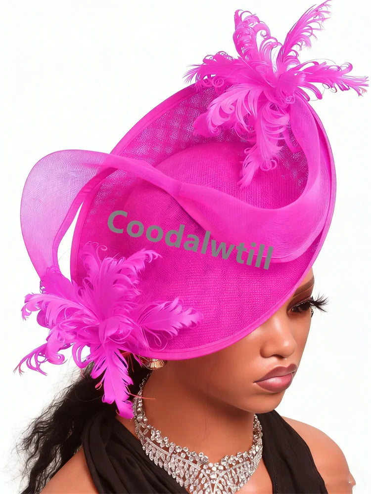 Feather Fancy Pillbox Fascinator | Royal Ascot & Derby Headpiece