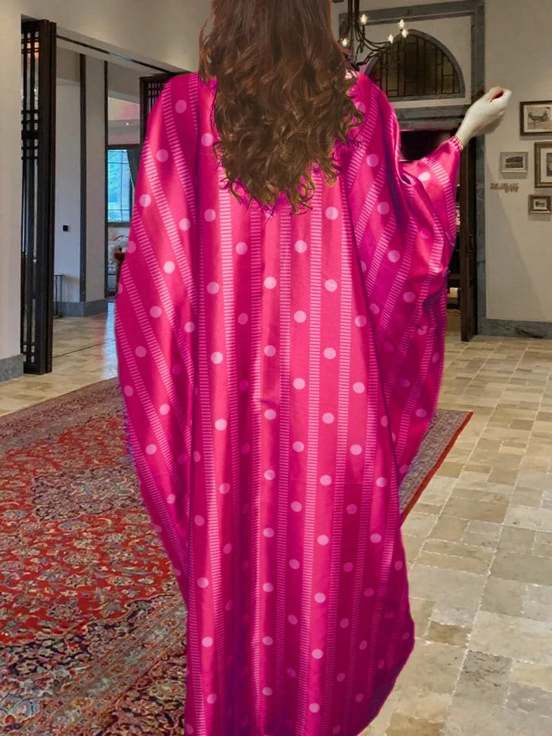 Women African Muslim Fashion Kaftan Evening Party Dresses Boubou Outfits