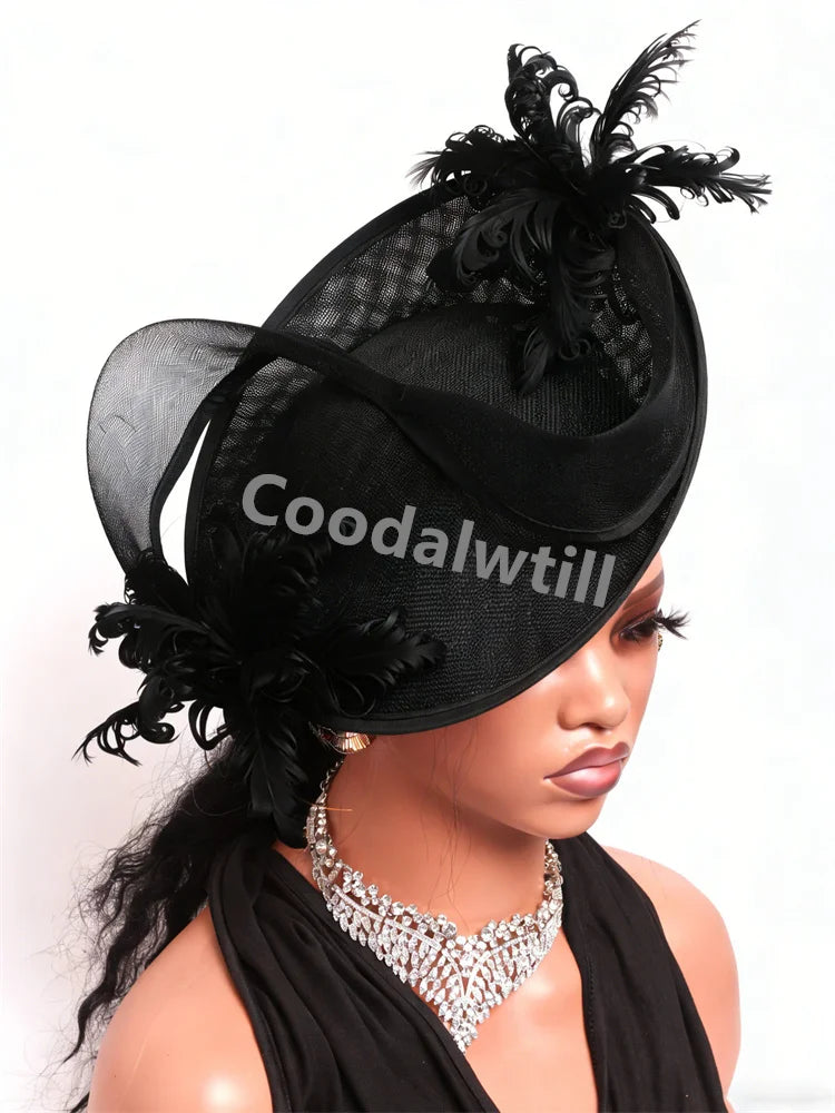 Feather Fancy Pillbox Fascinator | Royal Ascot & Derby Headpiece