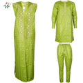 H&D 2026 Bazin Riche Embroidery Plus Size African Clothing For Man Traditional Agbada Sets Dubai Thobe Pant Wedding Party Suit