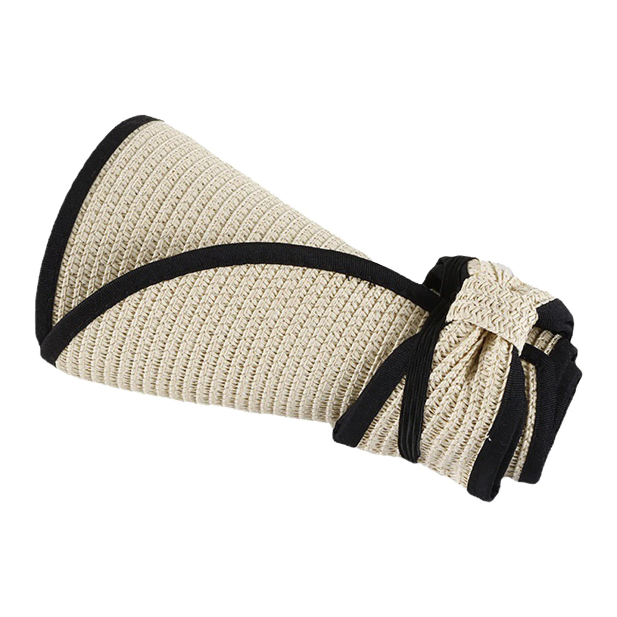 Women's Foldable Wide Brim Straw Sun Hat | UV Protection & Bow Detail
