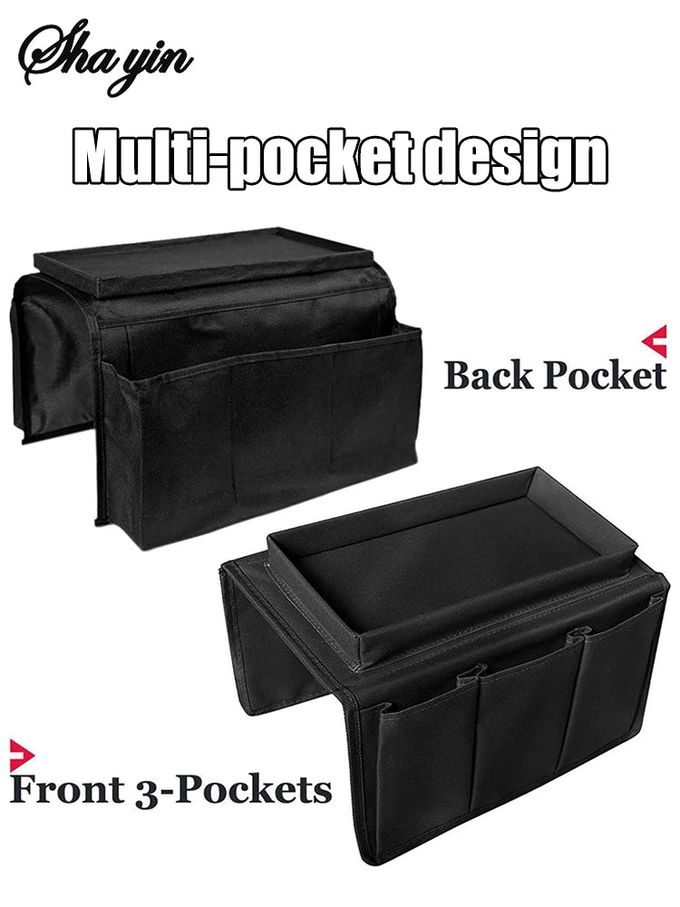 Sofa Armrest Storage Bag | Remote Control & Home Organiser Hanging Bag | HotTrendyPicks