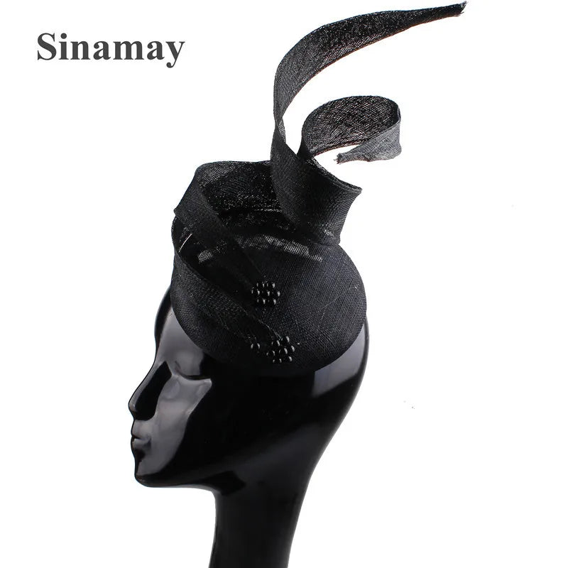 Sinamay Fascinator Hat | 4-Layer Millinery Headpiece for Occasions