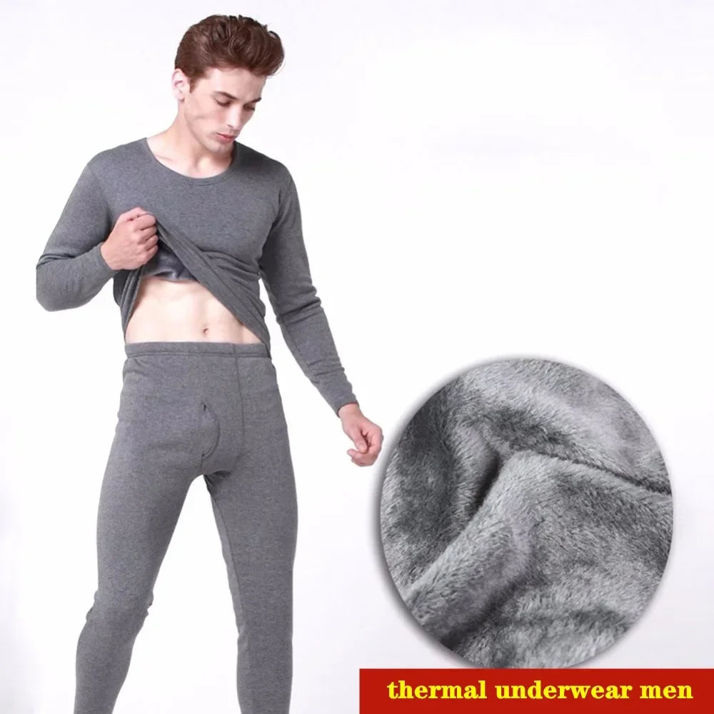 Men's Thermal Underwear Set | Thick Winter Long Johns Tops & Pants | HotTrendyPicks
