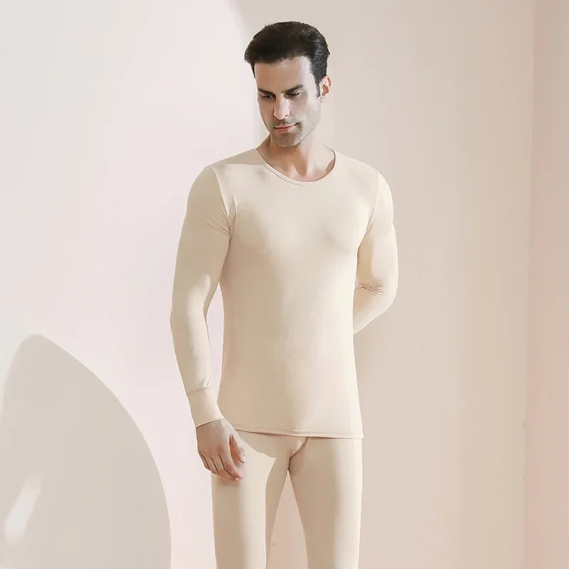 Men's Plus Size Thermal Underwear Suit | Fleece Long Johns Winter Homewear | HotTrendyPicks