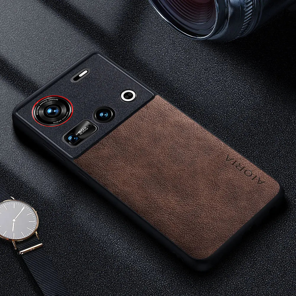 Nubia Z70 Ultra / Z60 Ultra / Z60S Pro Leather Phone Case – Retro Business Style