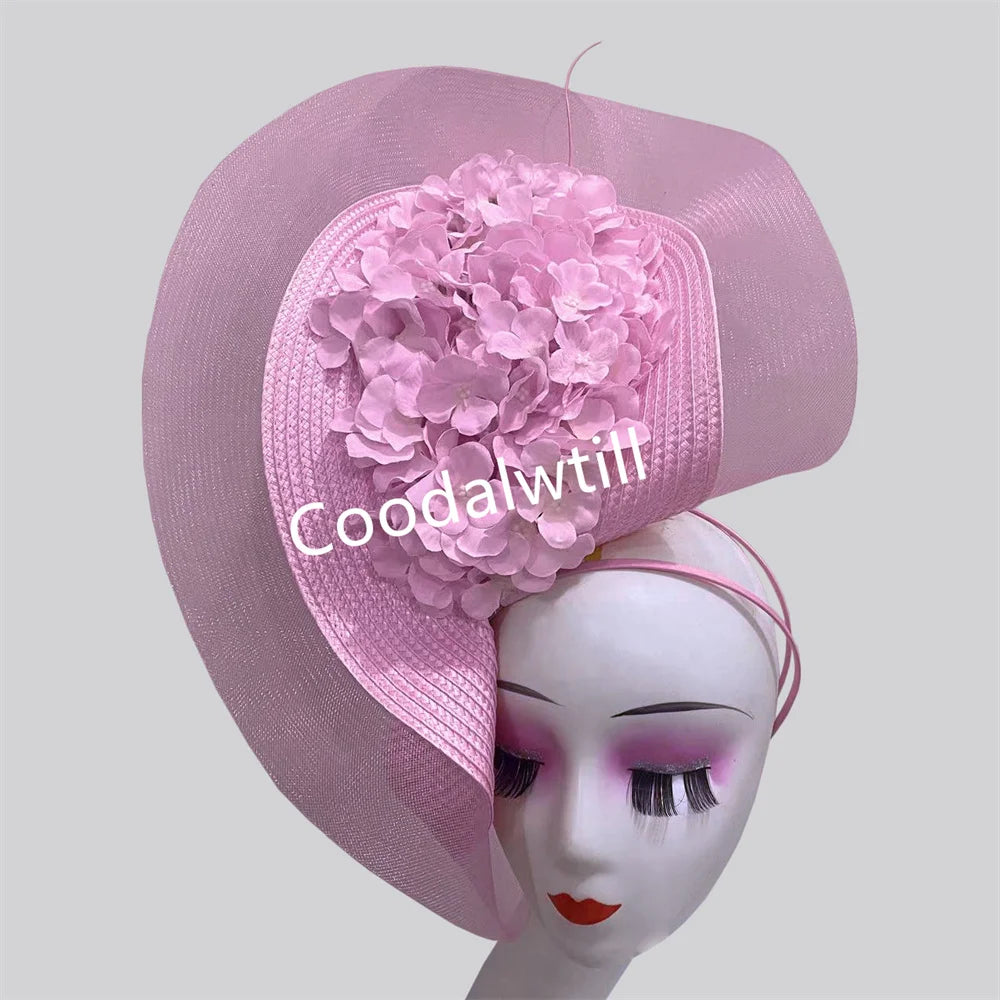 Flower Pillbox Fascinator Hat | Elegant Wedding & Derby Headpiece