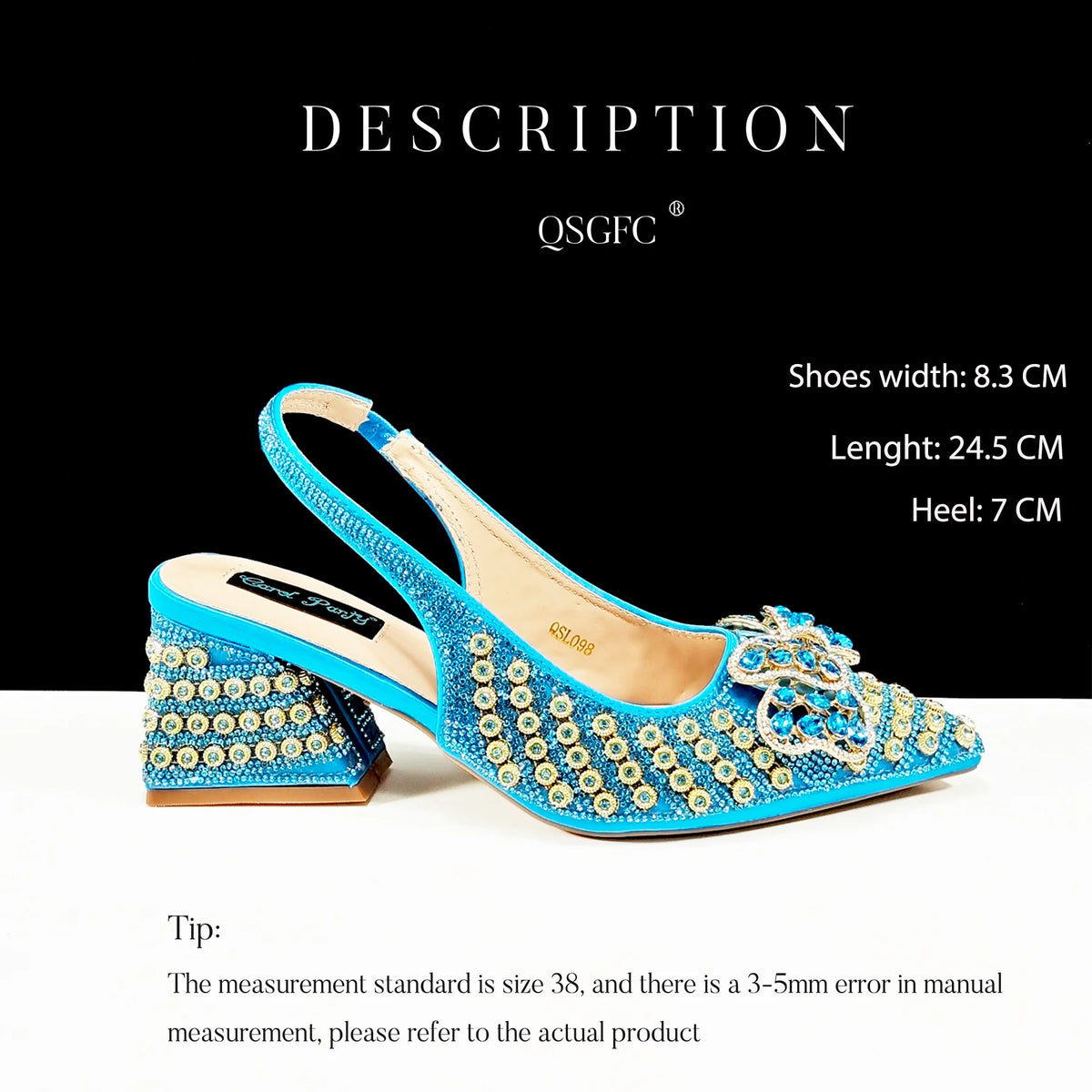 2026 New Arrival Italian-Inspired Champange Rhinestone Pointed Toe Women’s High Heels with Matching Handbag Set Elegant Wedding