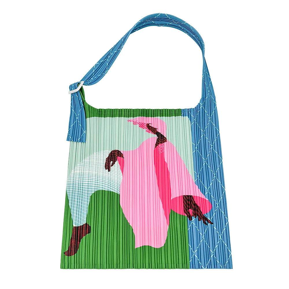 Women's Pleated Shoulder Handbag