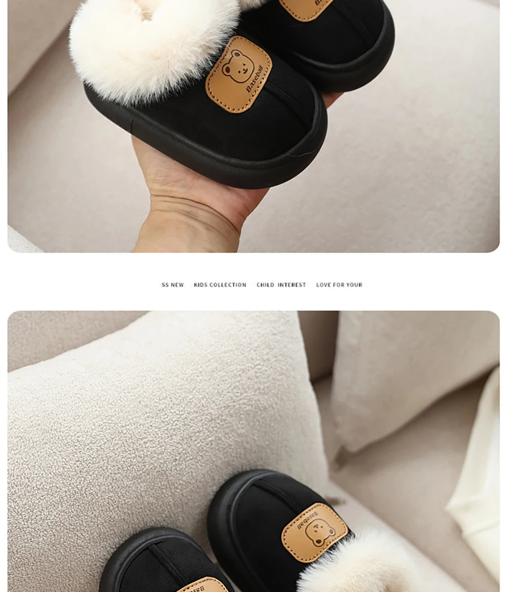 Toddler Snow Boots | Faux Fur Warm Slip-On with Anti-Slip Sole (1–3 Years)