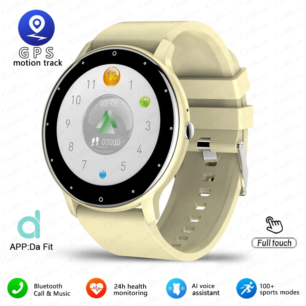 2026 New Ultra-Slim Smart Watch Men 100+ Sports Modes Heart Rate Monitoring AI Voice Assistant Bluetooth Call Smartwatches
