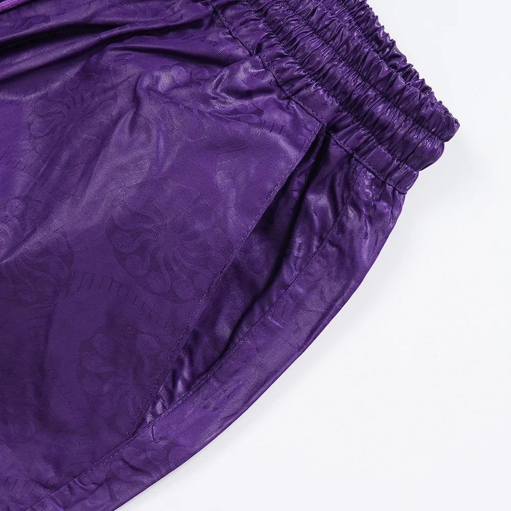 African Clothes for Men Bazin Riche Embroidery Design Long Sleeve Tops And Pants Suits 3 PCS Traditional Purple Outfit