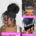 Deep Wave 360 HD Lace Wig – 100% Brazilian Human Hair | 250% Density | 18–36 Inches | 99J Burgundy, Honey Blonde & Natural Black