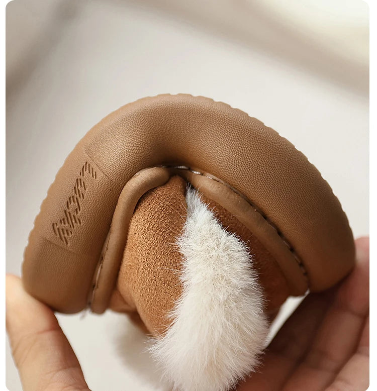 Toddler Snow Boots | Faux Fur Warm Slip-On with Anti-Slip Sole (1–3 Years)