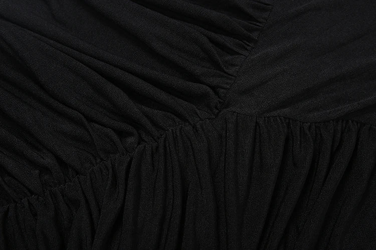 Weird Puss Autumn New Style Maxi Dress Women Turtleneck Full Sleeve Backless Skinny Stretch  Prom Party Ruched Elegant Vestidos