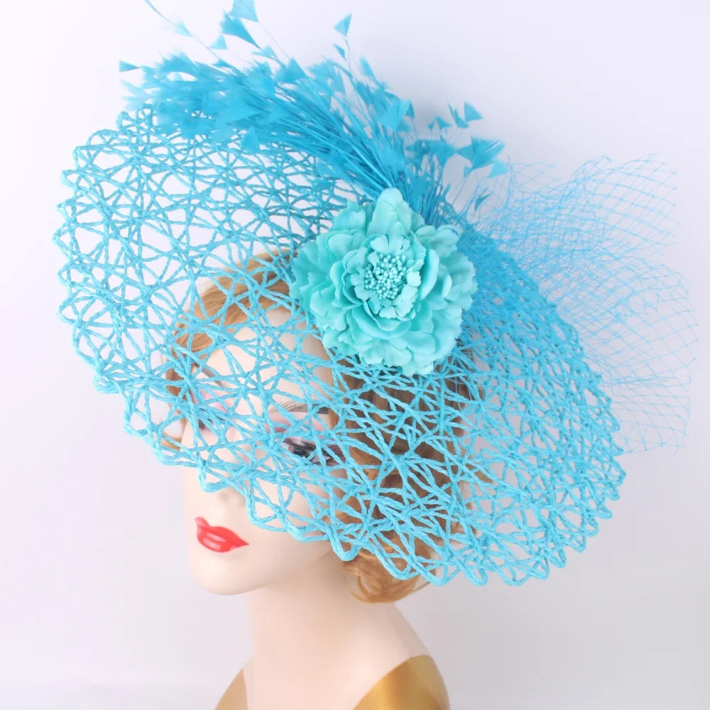 Serre-tête bibi floral – Chapeau pillbox de mariée et de cérémonie