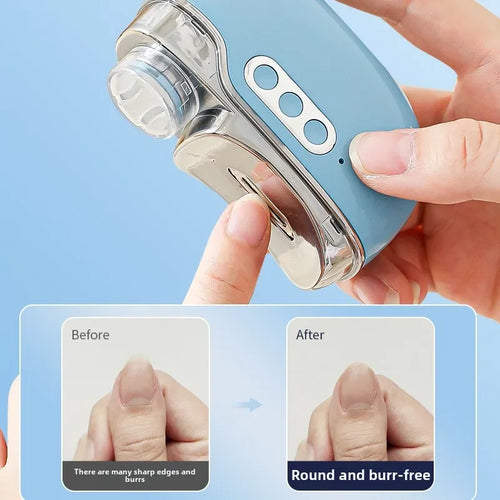Coupe-ongles électrique 4-en-1 et lampe UV | Kit de manucure, tondeuse et lime | HotTrendyPicks