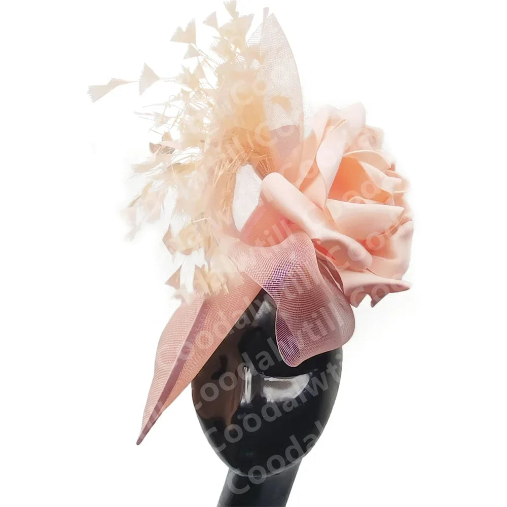 Women's Formal Tea Party Headpiece and Cocktail Church Chapeau Cap Headband Millinery