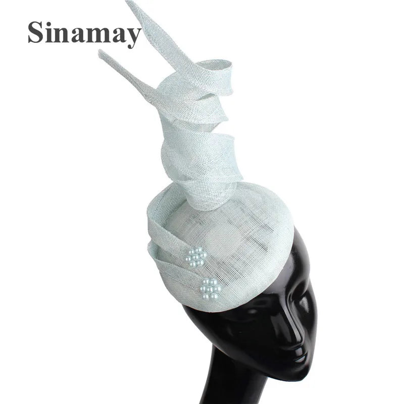 Sinamay Fascinator Hat | 4-Layer Millinery Headpiece for Occasions