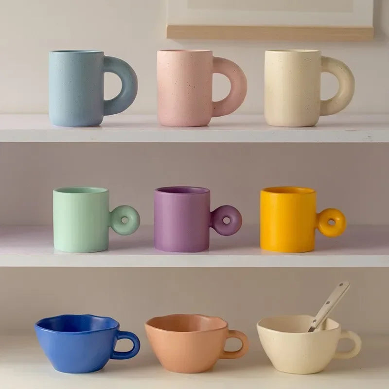 Ceramic Mug Collection | Coffee, Tea & Breakfast Bowls | HotTrendyPicks