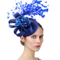 Chapeau bibi fascinator femme avec rose élégant mariage casquette bibi beau chapeau de luxe Derby