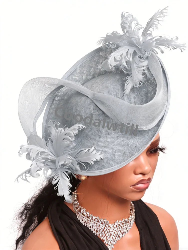 Feather Fancy Pillbox Fascinator | Royal Ascot & Derby Headpiece