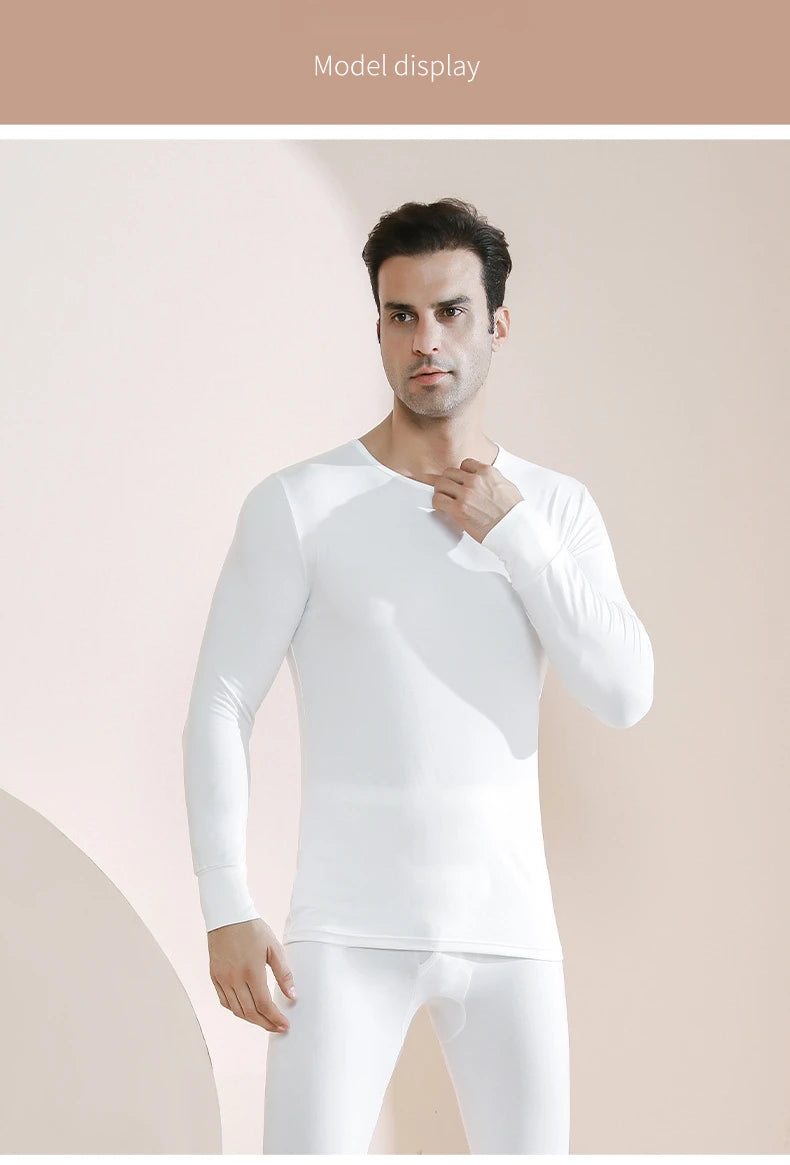 Men's Plus Size Thermal Underwear Suit | Fleece Long Johns Winter Homewear | HotTrendyPicks
