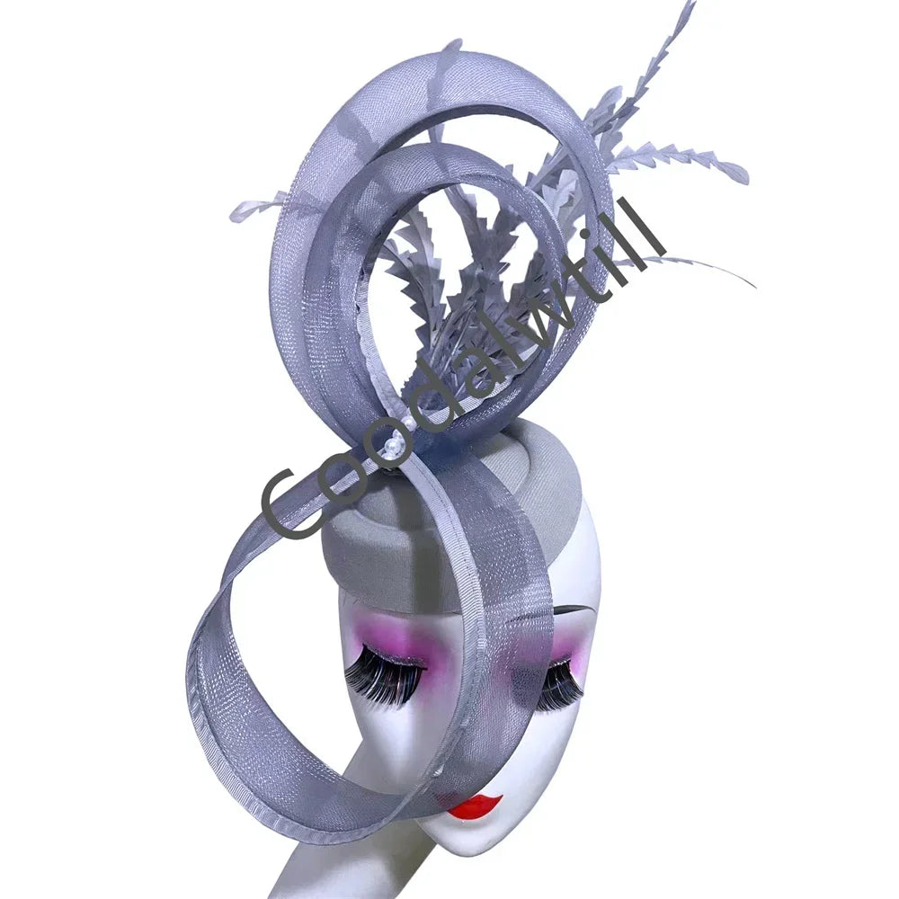 Vintage Feather Pillbox Fascinator | Elegant Occasion Headpiece