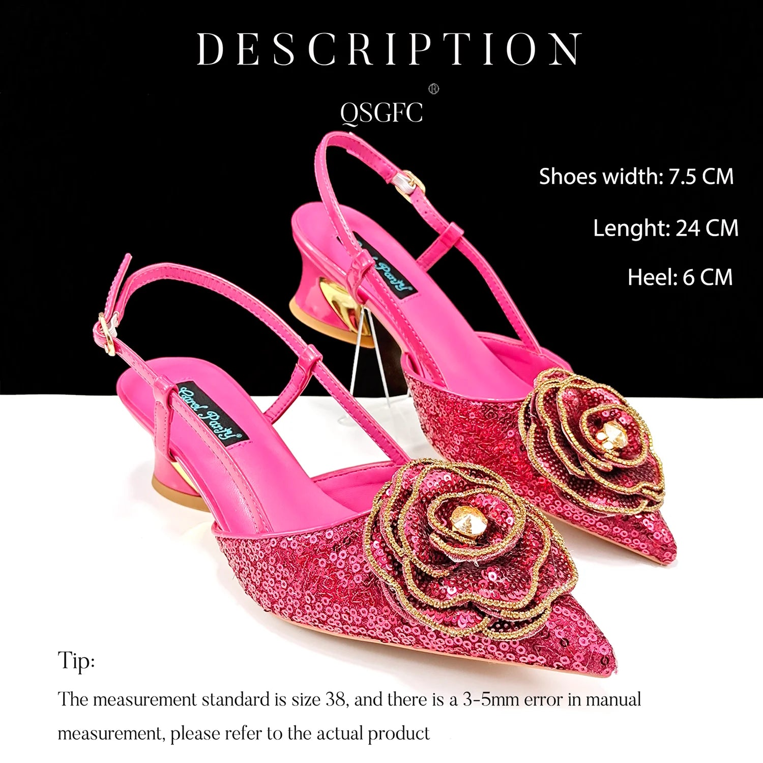 Elegant Rhinestone Flower Design Style White Color Party Wedding Pointed Toe Women Shoes and Bag Set
