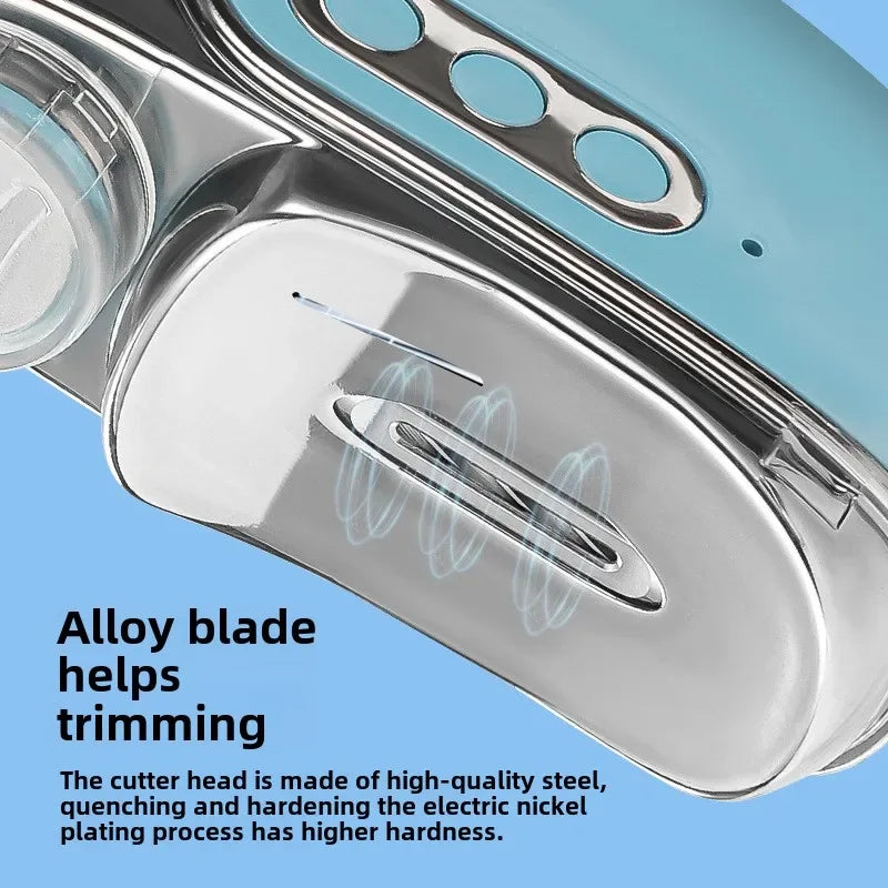 4-in-1 Electric Nail Clipper & UV Lamp | Grinder Trimmer Manicure Tool Set | HotTrendyPicks