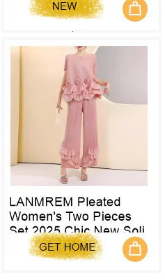 LANMREM Niche New Pleated Women's Two Pieces Set Round Collar Long Sleeve Irregular Patchwork T-shirt And Fishtail Skirt 2DB5114