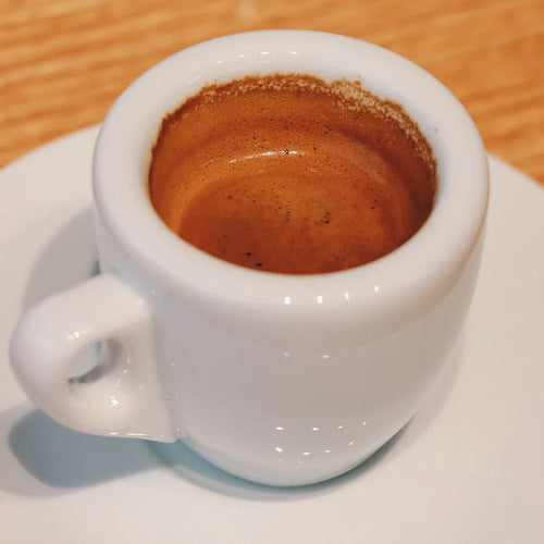 Ceramic Espresso Cup & Saucer Set – 50ml with Spoon