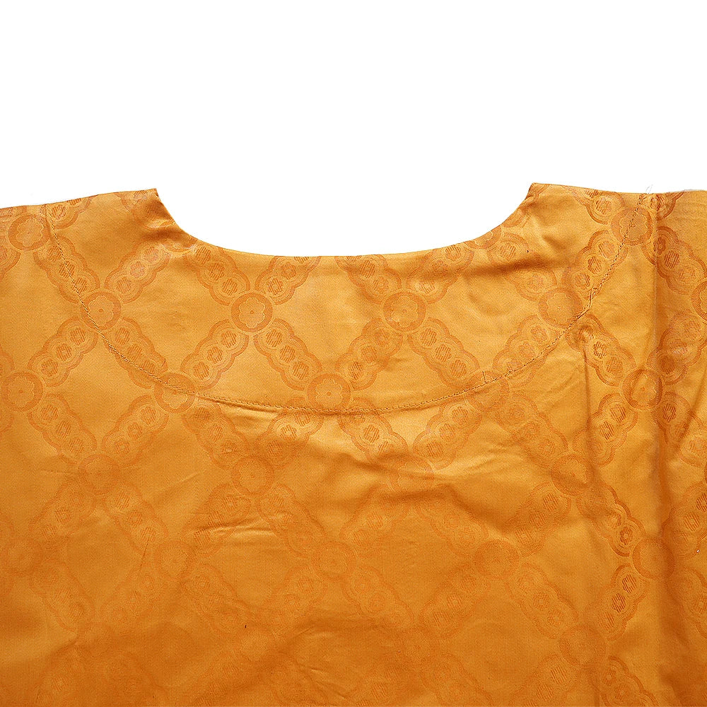 African Men's Traditional Agbada Sets 3PCS Yellow Bazin Riche Embroidery Wedding Party Couple Suits boubou
