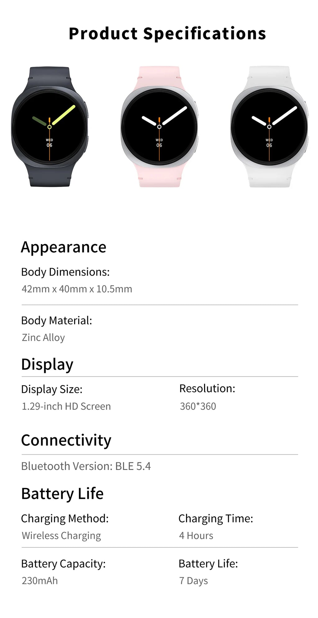 2025 GPS Smart Watch | AMOLED Heart Rate Bluetooth Call Waterproof | Men & Women