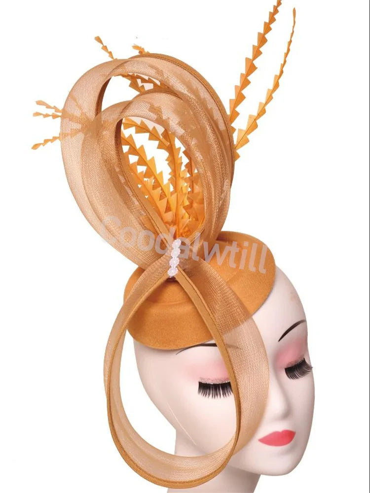 Vintage Feather Pillbox Fascinator | Elegant Occasion Headpiece