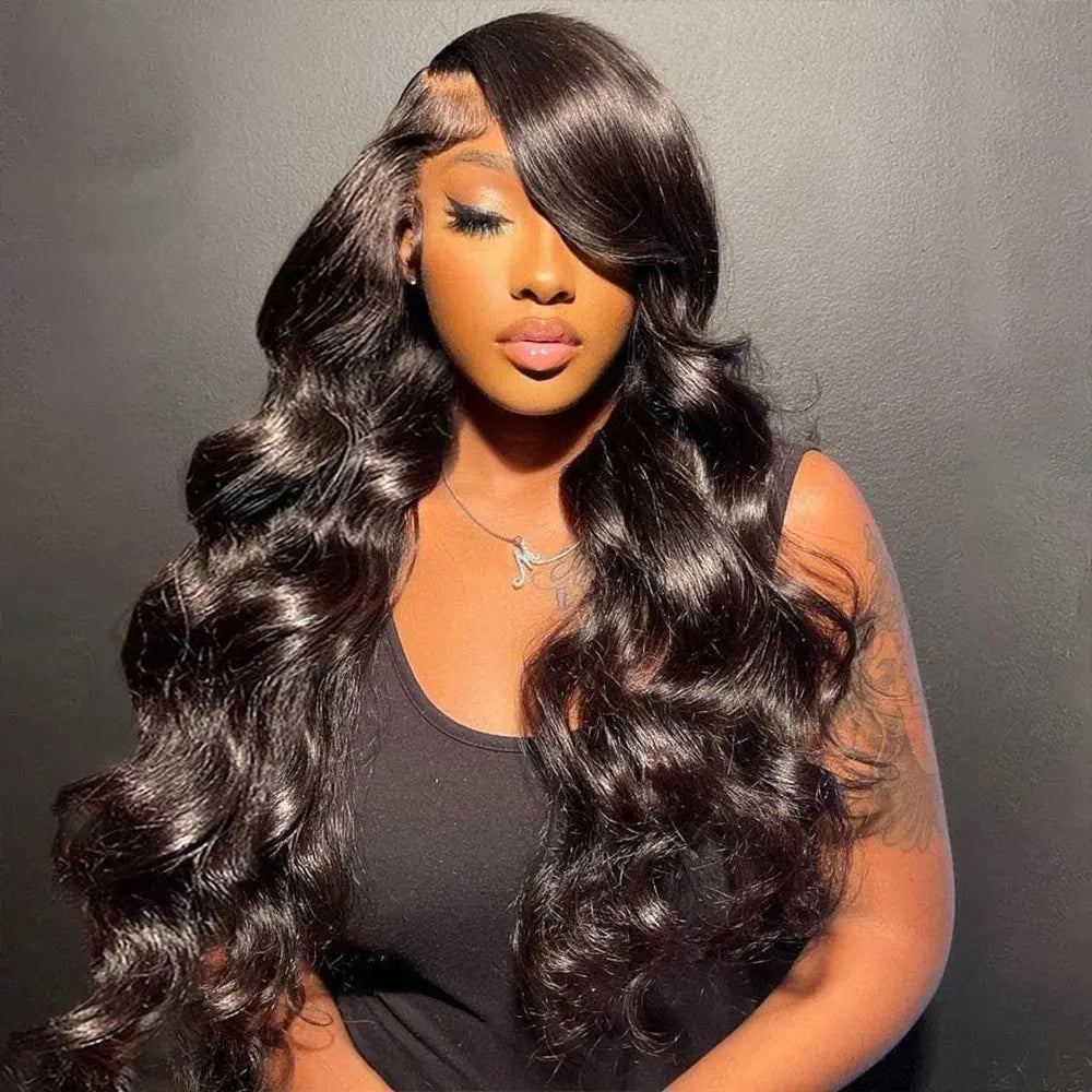 300 High Density Body Wave 13x6 HD Lace Frontal Brazillian Human Hair 40 Inch 13x4 Body Wave Lace Front Wig For Women