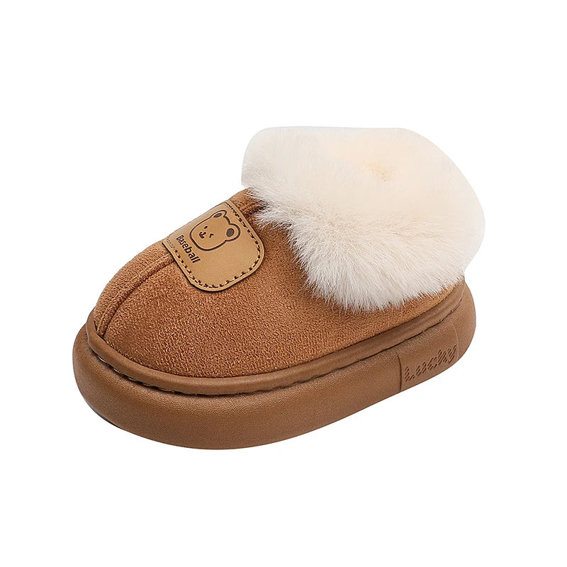Toddler Snow Boots | Faux Fur Warm Slip-On with Anti-Slip Sole (1–3 Years)