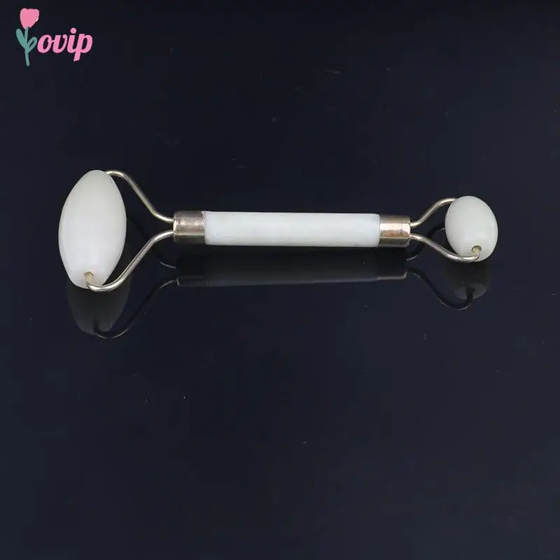 Natural Jade Facial Massage Roller | Anti-Wrinkle Face Slimming Beauty Tool | HotTrendyPicks