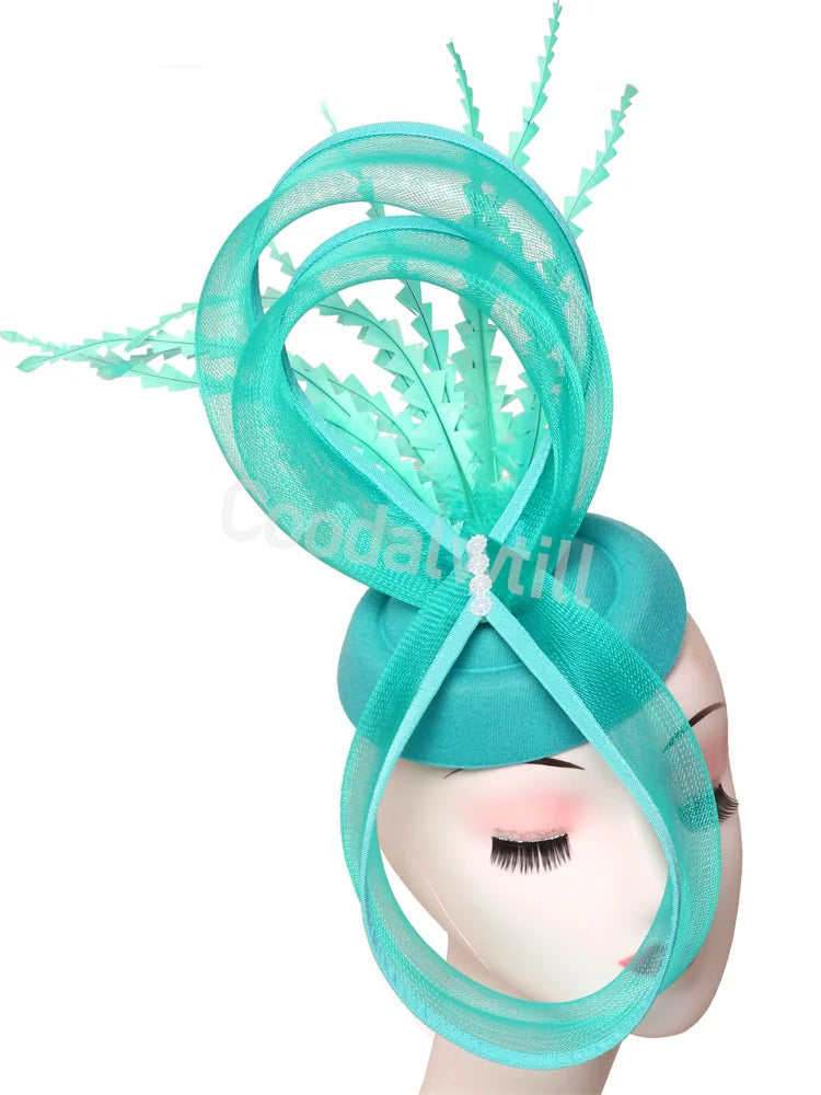 Pillbox Cap Fascinator with Veil | Elegant Church, Cocktail & Bridal Hat