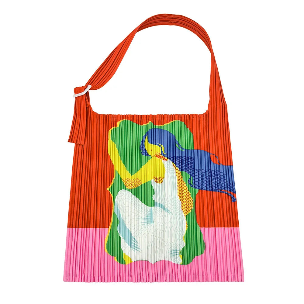 Women's Pleated Shoulder Handbag