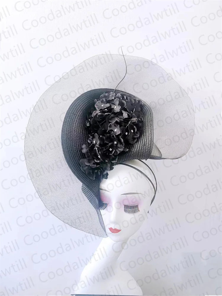 Flower Pillbox Fascinator Hat | Elegant Wedding & Derby Headpiece