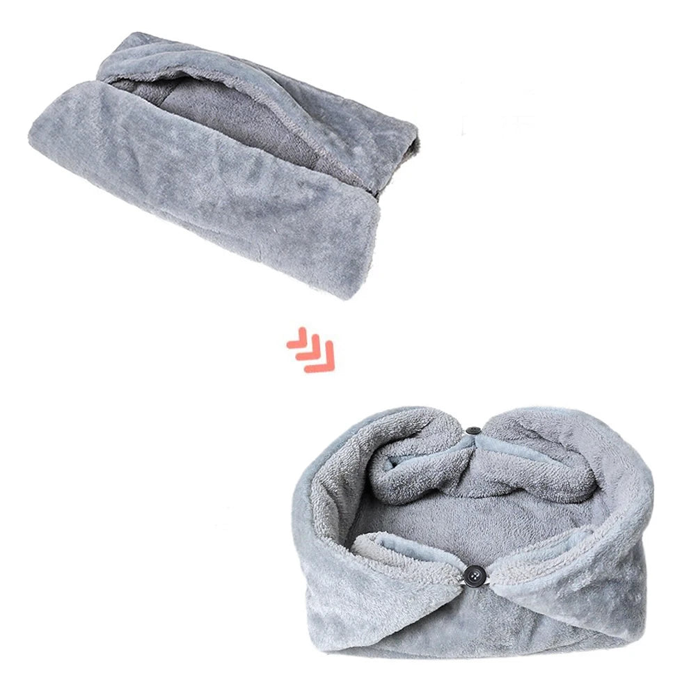 Folding Plush Pet Bed | Warm Thickened Cat & Dog Cushion Mat | S, M & L Sizes