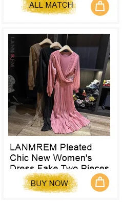 LANMREM Tie Flower Lantern Sleeve Pleated Women's Dress 2026 Spring New Lace Up Waist Design Round Collar Elastic Cloth 2DB6619