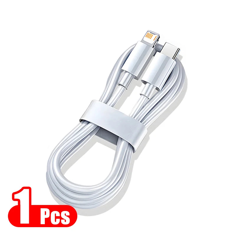 1-3 PCS PD 35W USB Cable for iPhone 16 15 14 13 12 11 Pro Max Plus XR XS Fast Charging USB C Charger Cable Date Wire Accessories