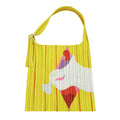 LANMREM New Trendy Human Head Pattern Square Pleated Single Shoulder Handbag High-Quality Women's Pleated Bags 2DB4942